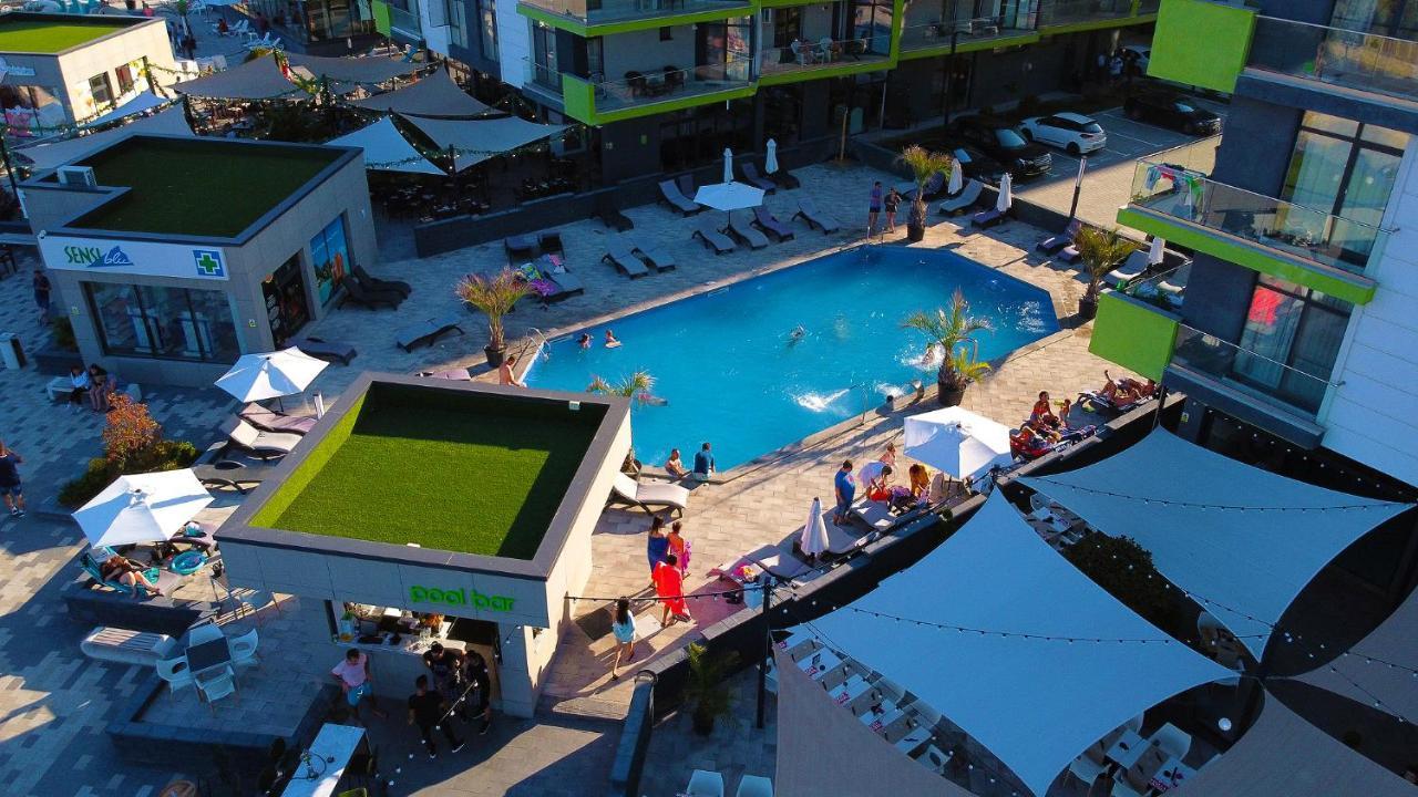 Cristalex Studio Aparthotel Pool & Spa Mamaia Nord Navodari Bagian luar foto