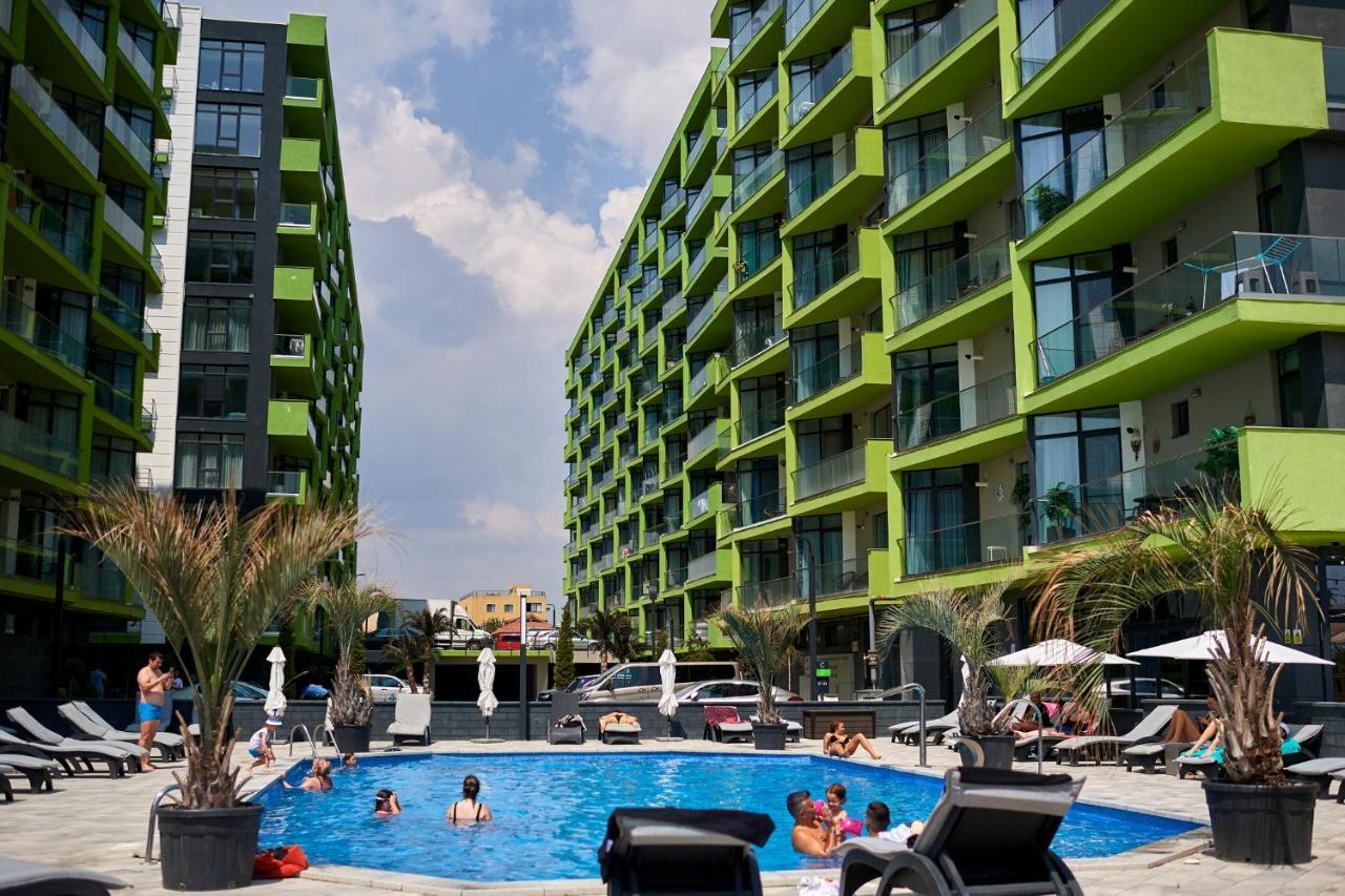 Cristalex Studio Aparthotel Pool & Spa Mamaia Nord Navodari Bagian luar foto